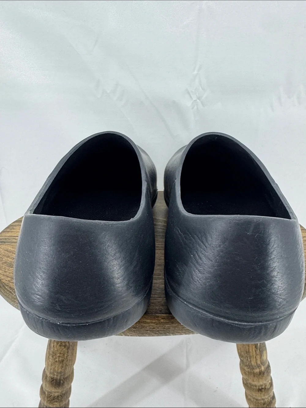 Ana-Tech Mens Navy Rubber Slip-On Comfort Work Clogs, sz 43